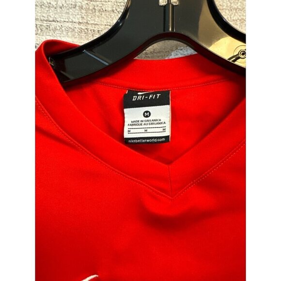 Nike Mens Dri-Fit V-Neck Size Medium - Picture 2 of 3